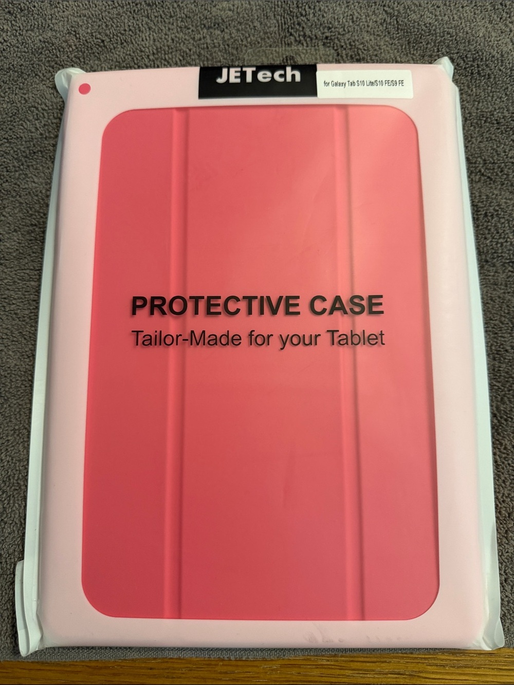 JETech Pink Protective Tablet Case - Tri-Fold Cover